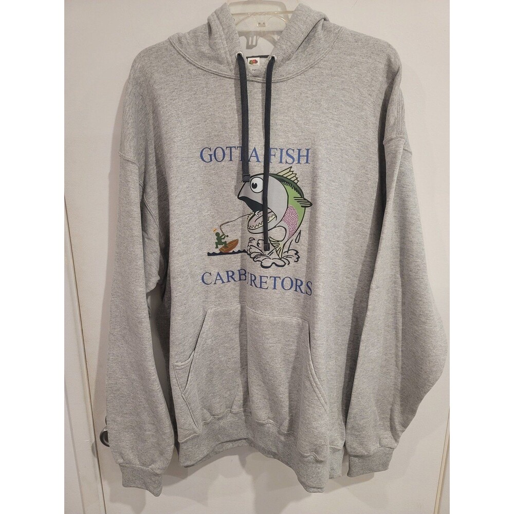 Gotta Fish Carburetors Vintage Sweatshirt Hoodie